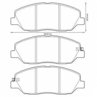 572607J Jurid JURID Колодки тормозные пер. HYUNDAI Santa Fe 06-09