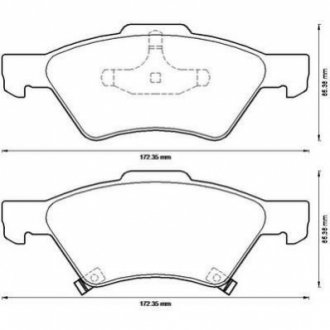 573238J Jurid JURID CHRYSLER Тормозные колодки передн.Voyager 01-