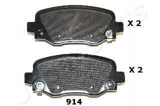 PP-914AF JAPANPARTS JAPANPARTS Тормозные колодки зад. JEEP CHEROKEE 14-