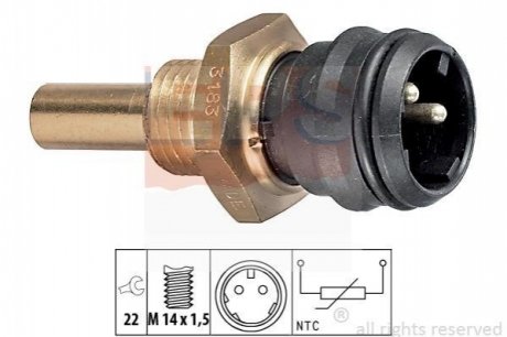 1.830.183 EPS EPS DB Датчик темп.воды W124/140/201/202, Sprinter