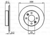 0986478273 BOSCH BOSCH Диск тормозной передний RENAULT R 5911 238X8 (фото 6)