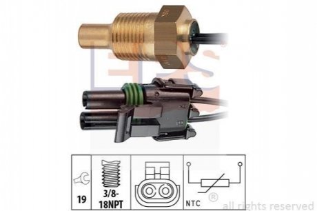 1.830.307 EPS EPS RENAULT Датчик температуры воды 19/21 1,7 -95.