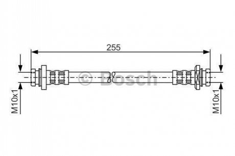 1987481178 BOSCH BOSCH SUZUKI Шланг тормозной зад.Grand Vitara -05