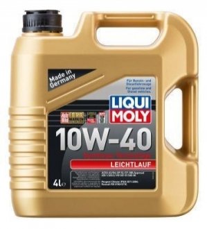 9501 LIQUI MOLY LM 4л LEICHTLAUF 10W-40HD Масло моторное полусинт.