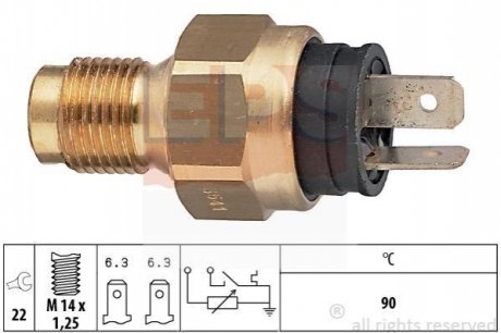 1.830.541 EPS EPS VOLVO Датчик температуры воды 440 1.7 460 88-