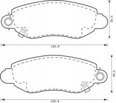 573015J Jurid JURID FORD Тормозные колодки передние TRANSIT 00-