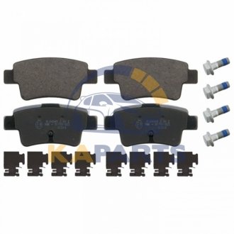 16880 FEBI BILSTEIN FEBI FIAT Тормозные колодки задн.Grande Punto 05-