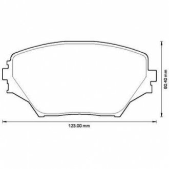 572487J Jurid JURID TOYOTA Тормозные колодки передние Rav 4 00-