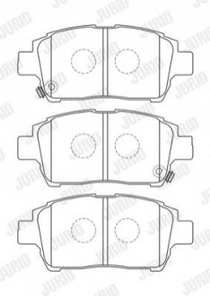 573737J Jurid JURID TOYOTA Тормозные колодки передн.Corolla 04-