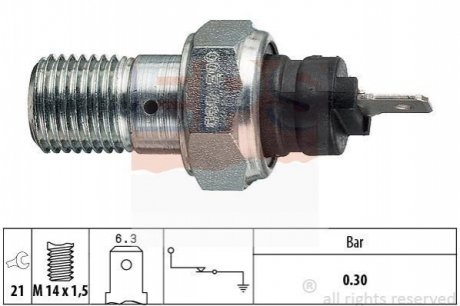 1.800.003 EPS EPS FIAT Датчик давления масла Fiorino 1,3D, Uno