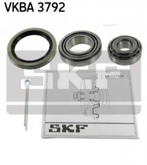 VKBA 3792 SKF Подшипник задн. ступицы