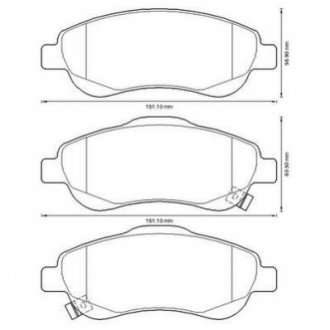 572605J Jurid JURID HONDA Тормозные колодки передние CR-V 07-