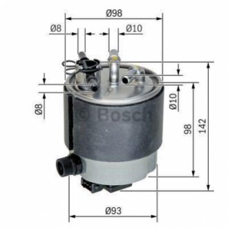 F026402126 BOSCH BOSCH NISSAN Фильтр топливн.Qashqai 1.5dCi 07-