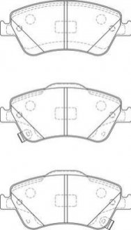 572524J Jurid JURID Тормозные колодки пер. TOYOTA AURIS 07-