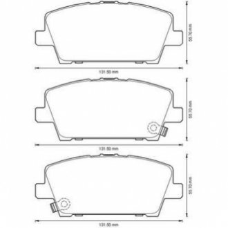 572579J Jurid JURID HONDA Тормозные колодки передн.Civic 06-