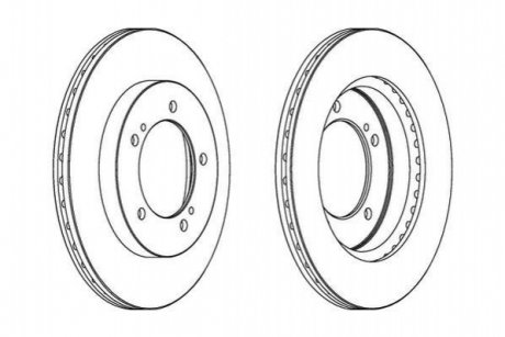 562906JC Jurid JURID SUZUKI Диск тормозной передн.Vitara -98