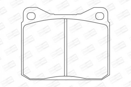 571255CH CHAMPION CHAMPION VW Тормозн.колодки передн.LT28-55 75-