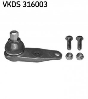 VKDS 316003 SKF SKF RENAULT Шаровая опора нижняя Twingo II 07-