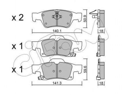 822-928-0 CIFAM CIFAM Торм. кол. задн. JEEP Grand Cherokee 11-