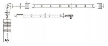 581357 Jurid JURID BMW Датчик задних торм. кол. X5 E53 00-