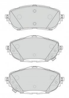 573440J Jurid JURID TOYOTA Тормозн.колодки передн.Auris 12-