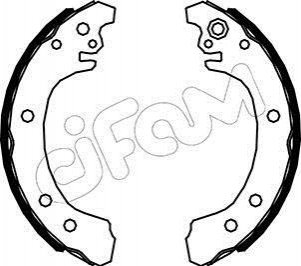 153-523 CIFAM CIFAM TOYOTA Щеки тормозные задн. Corolla 01-