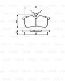 0986495227 BOSCH Колодки тормозные