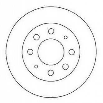 561824JC Jurid JURID FIAT Диск тормозной передний Doblo 10-