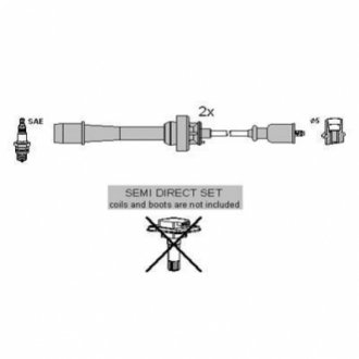 134954 HITACHI HITACHI MAZDA Провода зажигания 323,Premacy