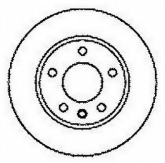561609JC Jurid JURID VW Диск торм.передн.вентил.(260мм) T4