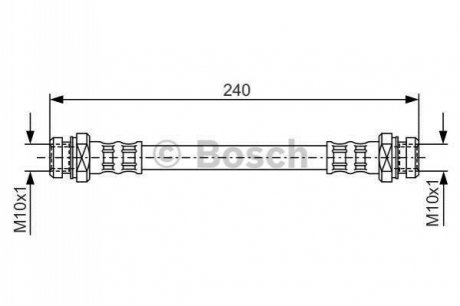 1987476395 BOSCH BOSCH Шланг тормозной задн. OPEL Agila -15