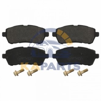 16820 FEBI BILSTEIN FEBI FORD Гальмівні колодки пер.Fiesta 08-