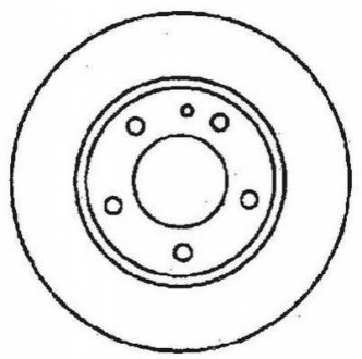 561717JC Jurid JURID MAZDA Диск тормозной задн.626 IV 92-