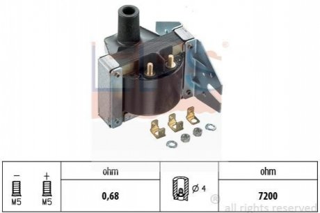 1.970.126 EPS EPS VW Катушка зажигания GOLF,JETTA 86-90