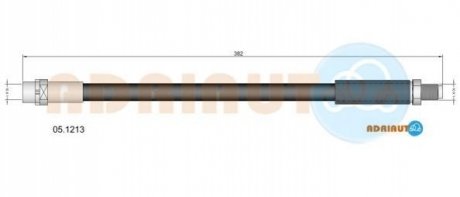 05.1213 ADRIAUTO ADRIAUTO BMW Шланг тормозной передн. E38