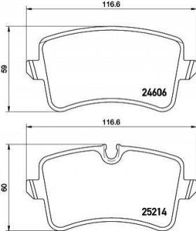 MDB3086 MINTEX MINTEX тормозные колодки зад. AUDI A8 10-