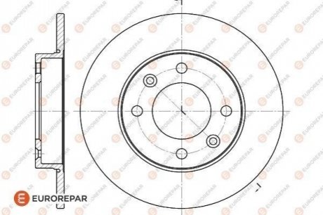 1618861980 Eurorepar EUROREPAR 8708309198 ДИСК ГАЛЬМіВНИЙ К-КТ