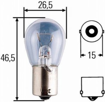 8GA 002 072-241 HELLA HELLA R 24/18W 24V BA 15 s 18W Автолампа