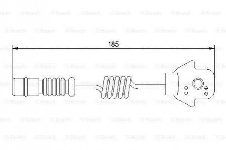 1987474963 BOSCH BOSCH DB Датчик пер. торм. кол. W163 97-