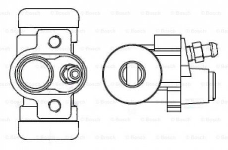 F026002384 BOSCH BOSCH Тормозной цилиндр SUZUKI IGNIS 1.3