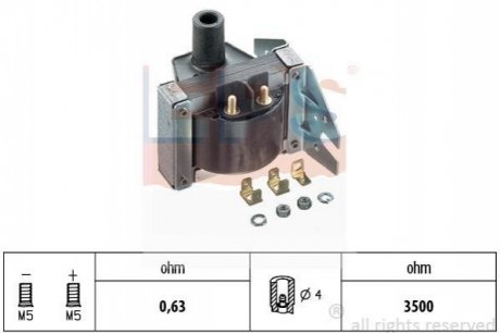 1.970.125 EPS EPS VW Катушка зажигания 86- 251905115D