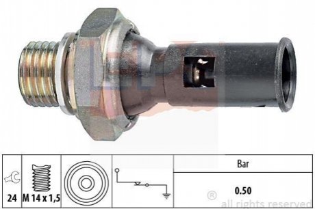 1.800.056 EPS EPS VOLVO Датчик давления масла 240-960