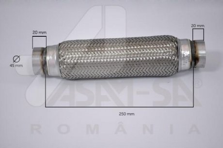 60094 ASAM ASAM RENAULT Гофра глушителя 45*250