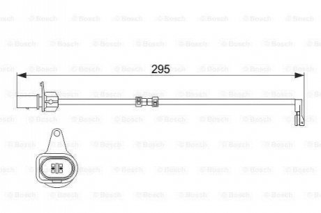 1987474508 BOSCH BOSCH Датчик торм. кол. AUDI A8 10-