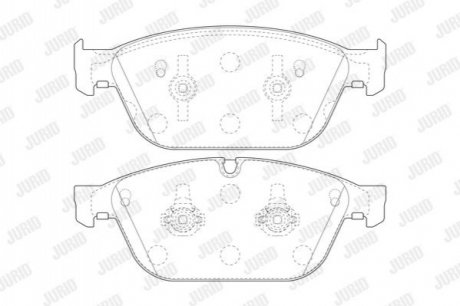 573775J Jurid JURID торм. кол. пер. AUDI A8 10-18