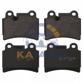 FEBI VW Колодки торм. задн.Touareg 16671