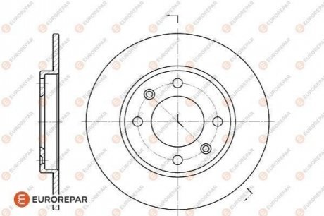 1618860980 Eurorepar ДИСК ГАЛЬМІВНИЙ К-КТ