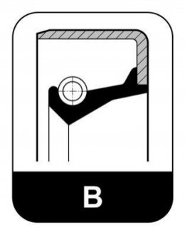 039.918 ELRING ELRING Сальник 40x52x7(без напр)