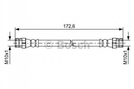 1987481737 BOSCH BOSCH Шланг торм. зад. VW UP -20