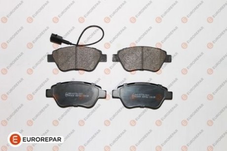 EUROREPAR КОЛОДКИ Тормозные 1617262380